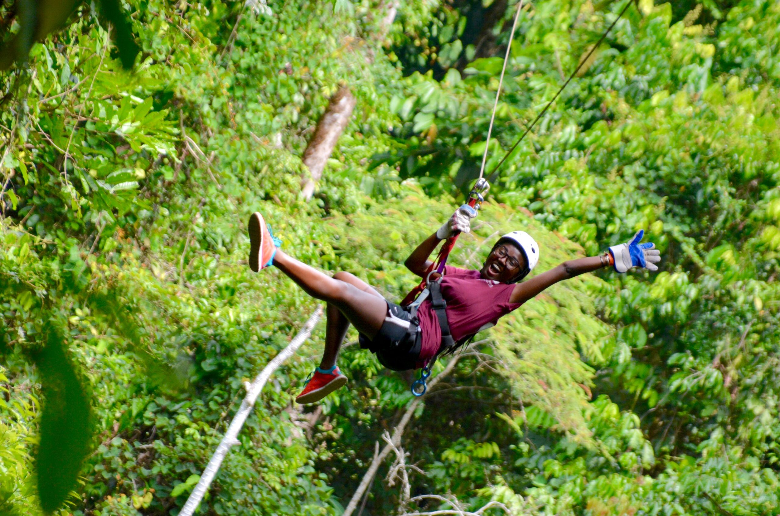 Zip lining, Costa Rica