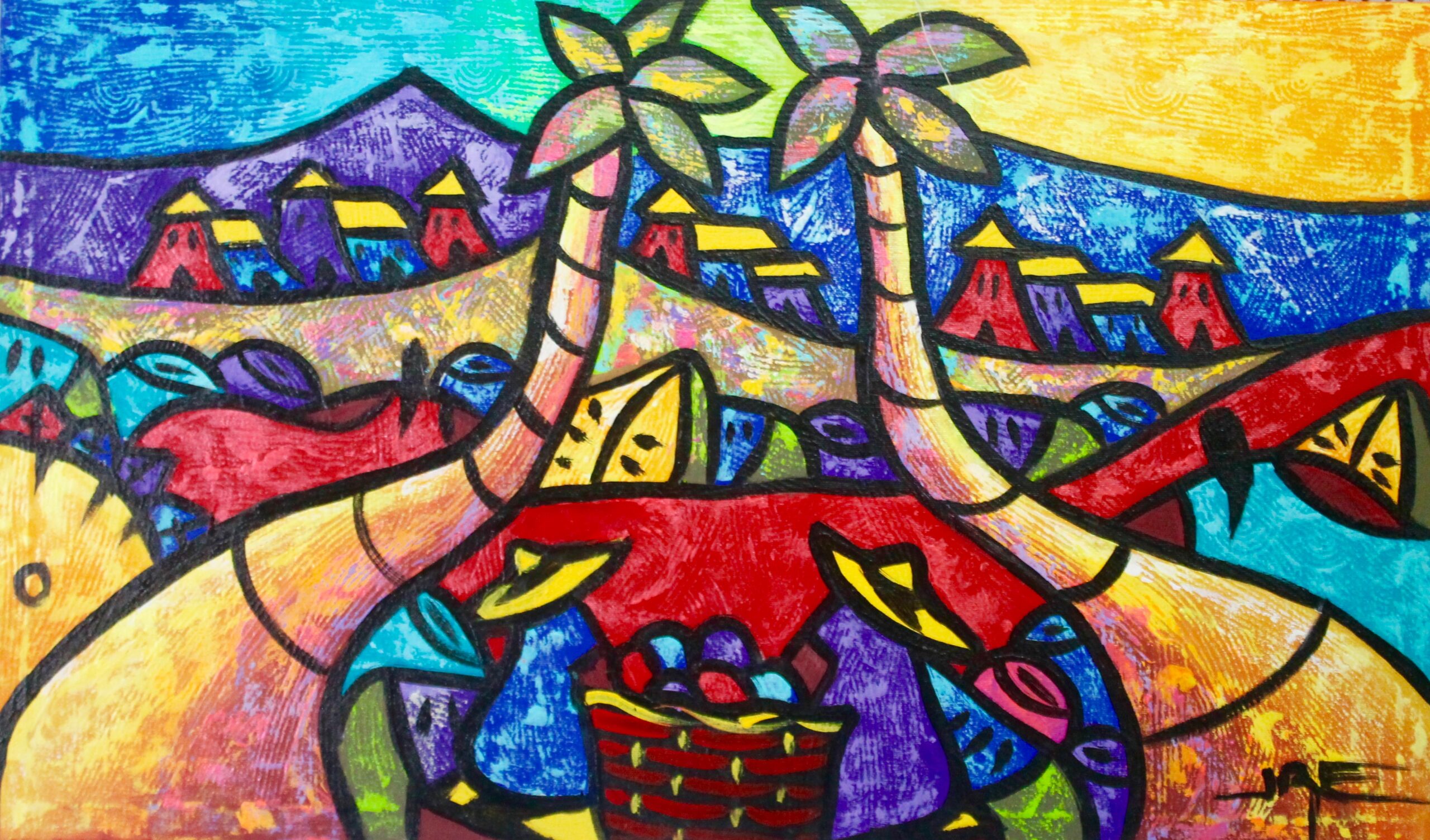 Costa Rica paintings.